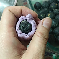 紫薯黑芝麻汤圆#浪漫樱花季#的做法图解9