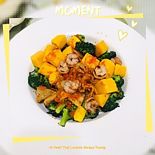 #麦子厨房#美食锅出品：鹰嘴豆虾仁沙拉