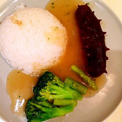 鲍汁海参捞饭
