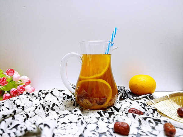 香橙养颜红枣茶的做法