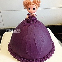紫薯芭比公主蛋糕的做法图解25