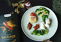 #柏翠辅食节-营养佐餐#圣诞PARTY香肠土豆泥沙拉的做法