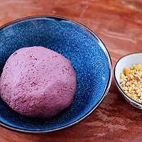 #春季减肥，边吃边瘦#紫薯酸奶果仁芝麻饼的做法图解11