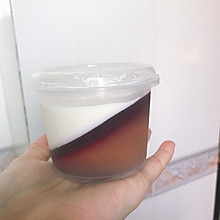 桃子蓝莓意式奶冻