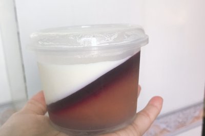 桃子蓝莓意式奶冻