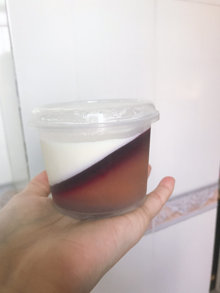 桃子蓝莓意式奶冻的做法
