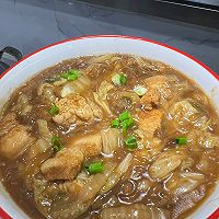 猪肉白菜炖粉条的做法图解5