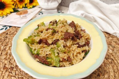 苦瓜牛肉饭