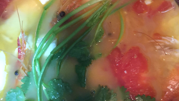 鲜虾番茄豆腐汤