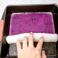 紫薯糯米卷#有颜值的实力派#的做法图解9