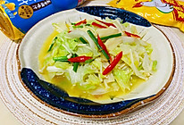 川香金针菇炒大白菜的做法