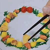 #一学就会快手菜#圣诞花环沙拉的做法图解4