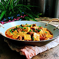 #憋在家里吃什么#酱香豆腐肉块，双重蛋白质的做法图解6