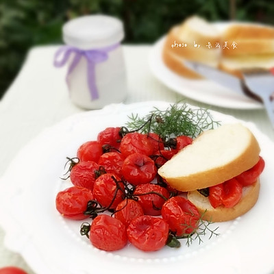 初夏的开胃小食——烤小番茄