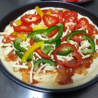 鸡肉 培根 香肠「三拼披萨」的做法图解12