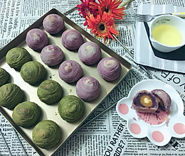 抹茶酥&紫薯酥的做法