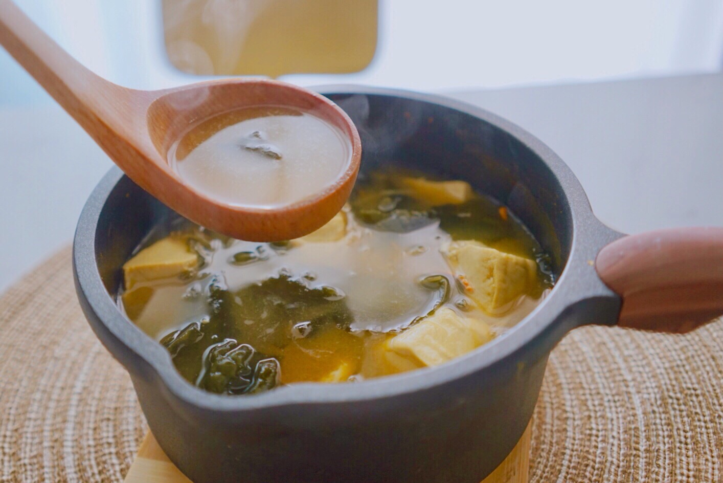 Japanese flavored soup for enchanting kitchen
