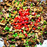 蒜苔香干炒肉末的做法图解12