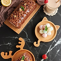 脆皮巧克力梦龙蛋糕卷的做法图解13