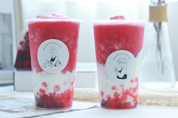 酸奶蔓越莓冰
