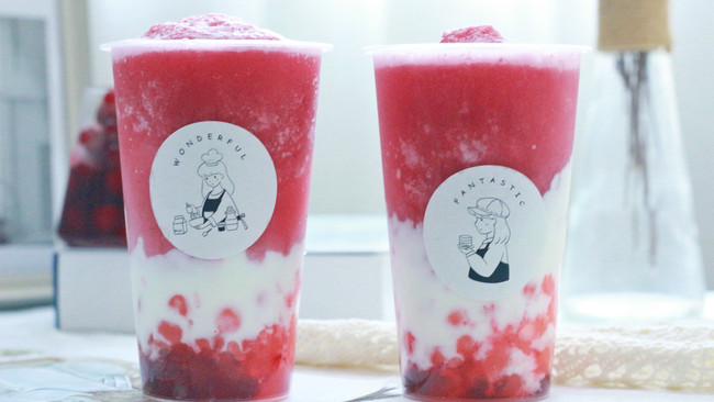#“莓”好春光日志#酸奶蔓越莓冰的做法