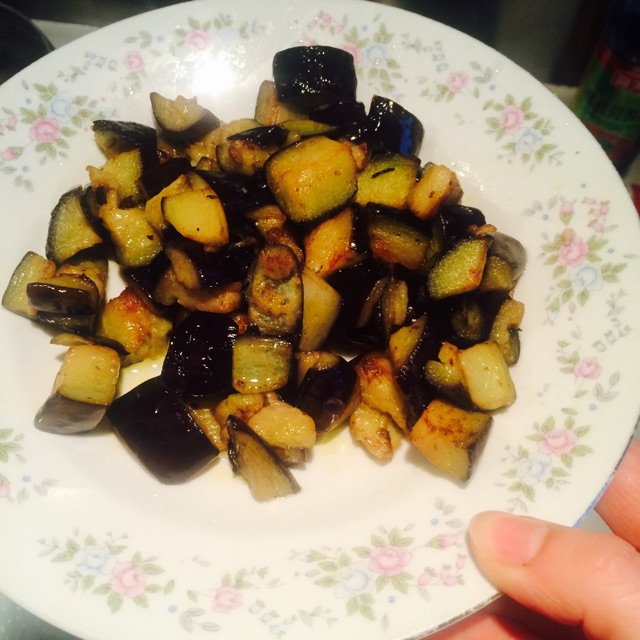 红烧肉沫茄子的做法图解7
