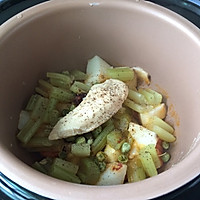 橄榄油香草鸡胸肉炖菜（超便利电饭锅版）的做法图解3