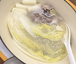 山药排骨粉丝汤#冬日暖锅的做法