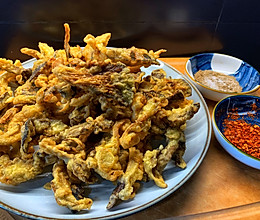 餐桌上的小零食｜干炸平菇｜简单易学｜超级详细的做法