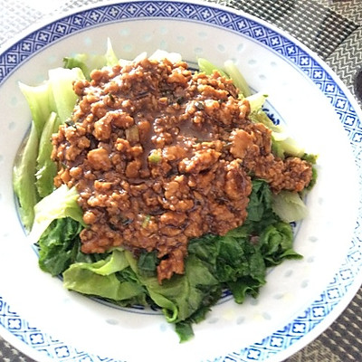 肉末蚝油生菜