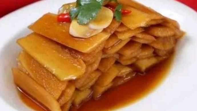 开胃小菜醋泡萝卜皮