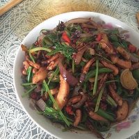 双椒鱿鱼须的做法图解6