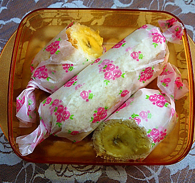 土司的百变吃法（3）----榴莲香蕉土司手卷