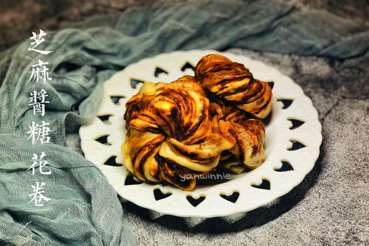 芝麻醬糖花卷怎么做 芝麻醬糖花卷的做法 妍维妮私房菜 豆果美食 芝麻醬糖花卷怎么做 芝麻醬糖花卷的做法 妍维妮私房菜 豆果美食