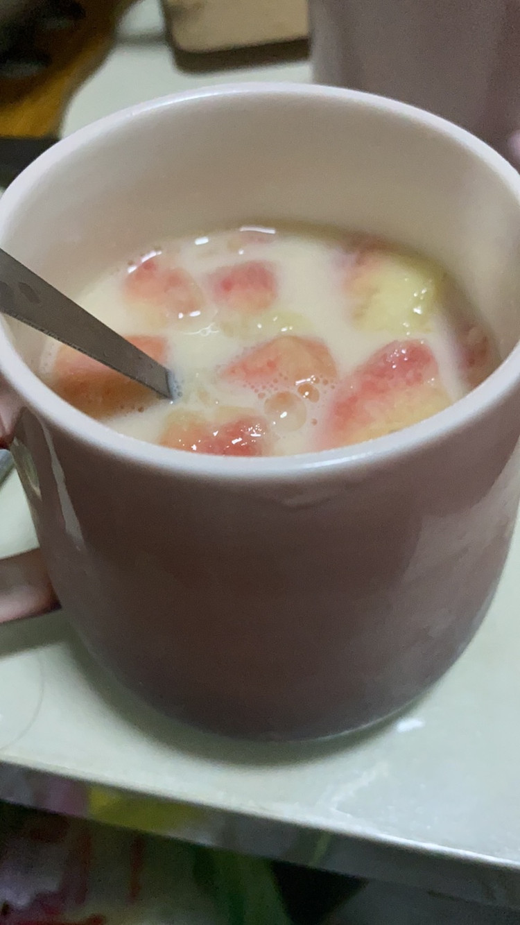夏日桃桃～超简单的桃子饮品的做法