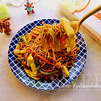 豉油王炒面#福临门暖冬宴幸福面#的做法图解11