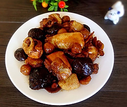 板栗香菇烧鸡的做法