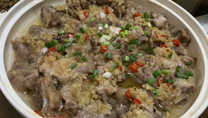 嫩嫩的蒜蓉排骨