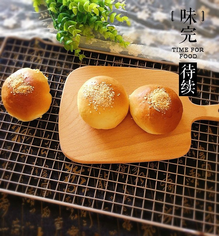 椰香肉松小面包的做法