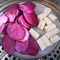 紫薯山药花 每天甜蜜蜜的做法图解2