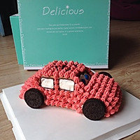 卡通汽车蛋糕的做法图解6