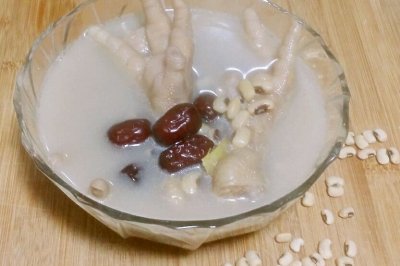 鸡爪眉豆汤一冬季暖身