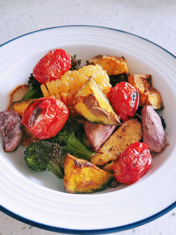 【减肥低卡一人食】烤蔬菜