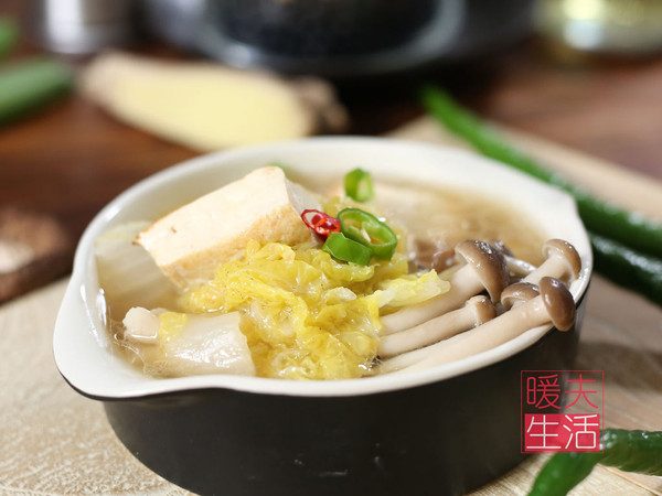 白菜豆腐汤