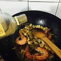 孜然花菜煎虾的做法图解6