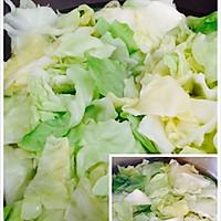 醋溜圆白菜的做法图解2