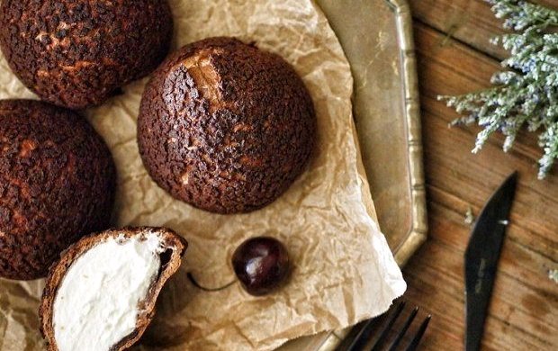 正宗巧克力酥皮泡芙