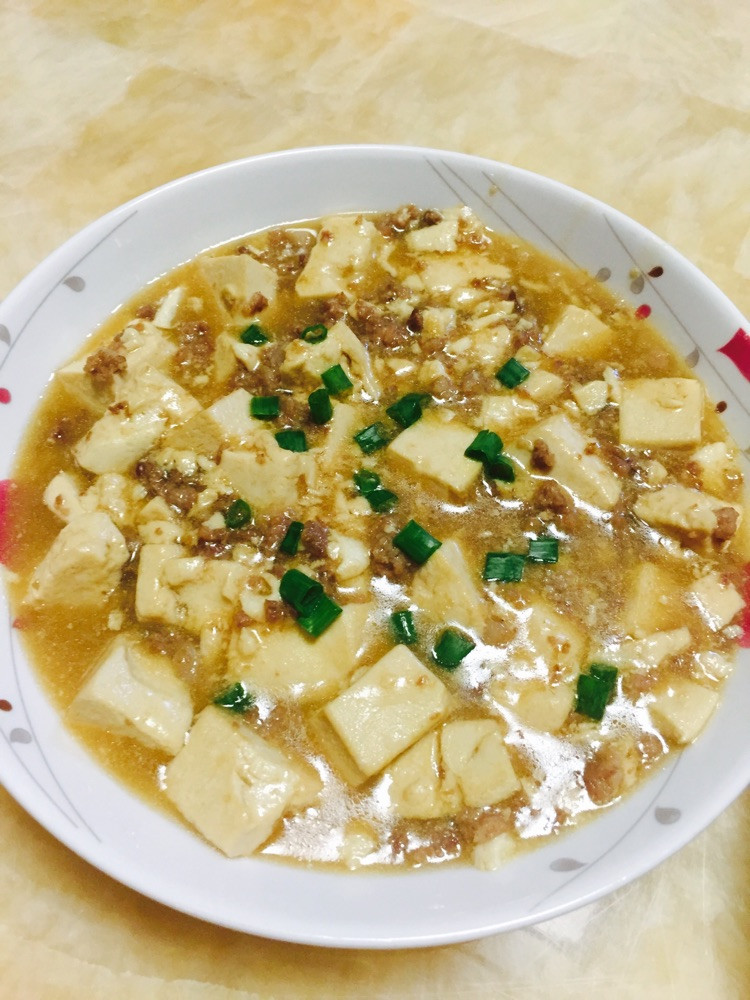 豆腐肉末的做法