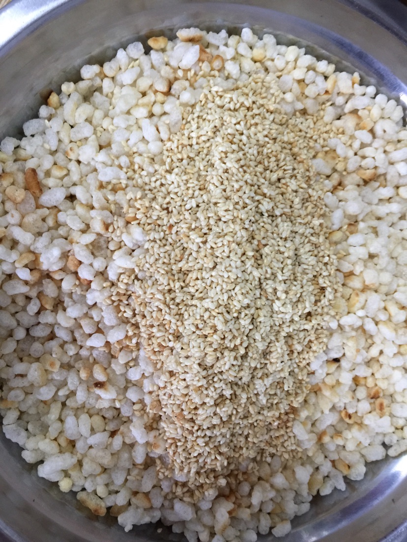 儿时的零食一一米花糖的做法图解1