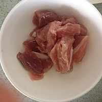 青椒土豆炒肉片的做法图解3